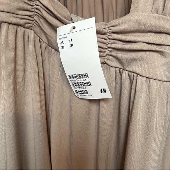 NWT H&M dusty rose maxi halter dress- size xs - Picture 3 of 3
